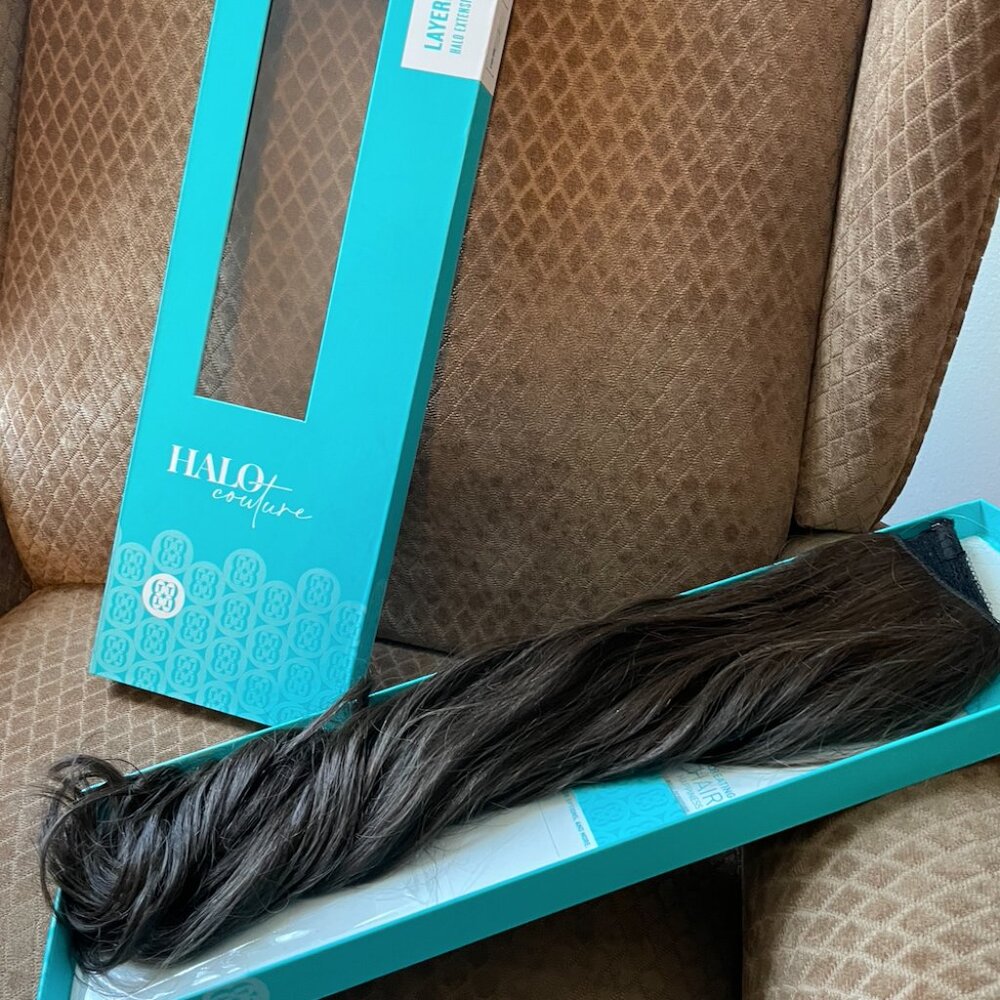22" Layered HALO Hair Extensions Color #2